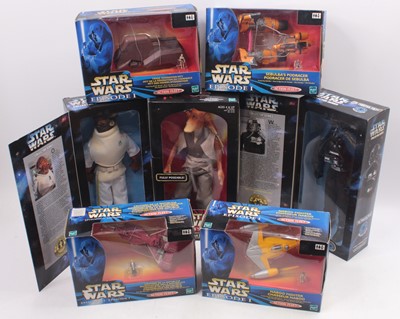 Lot 1426 - Hasbro Star Wars Episode 1 Action Fleet group...