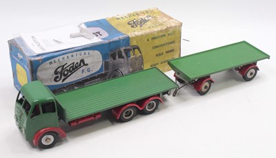Lot 2048 - Shackleton Foden clockwork 6-wheeled lorry, in...