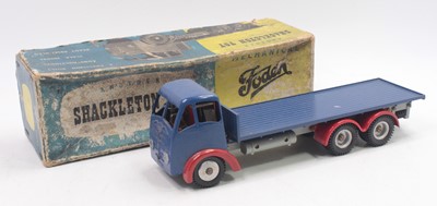 Lot 2051 - Shackleton Toys Foden F.G Flat Bed Lorry in...