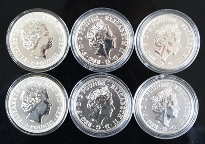Lot 2032 - United Kingdom, 1998 Britannia 1oz fine silver...