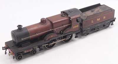 Lot 123 - Bassett-Lowke 0 gauge 4-4-0 Standard Compound...