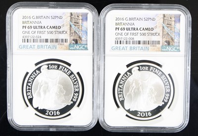 Lot 2046 - The Royal Mint, Great Britain, two The...
