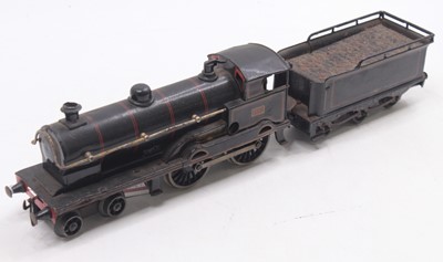 Lot 124 - Bing for Bassett-Lowke 0 gauge 4-4-0 clockwork...