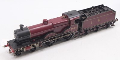 Lot 158 - 0 gauge finescale kitbuilt LMS compound in LMS...