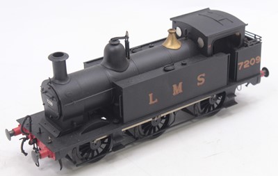Lot 153 - 0 gauge finescale kit built Johnson 0-6-0 tank,...