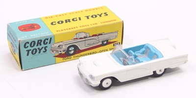 Lot 1243 - Corgi Toys No. 215 Ford Thunderbird Open Top,...