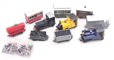 Lot 212 - A small quantity of 016 scale locos and...