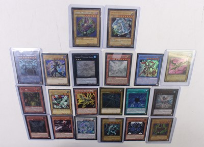 Lot 1394 - Konami Yu Gi Oh group of 20 Trading Cards to...