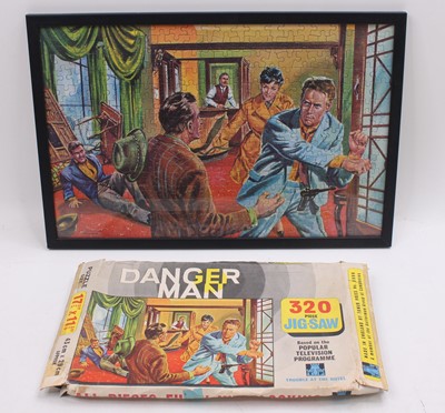 Lot 1353 - A Tower Press Danger Man 320 piece jigsaw...