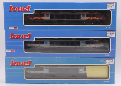 Lot 645 - Three Jouef HO gauge Autorail Diesels, to...