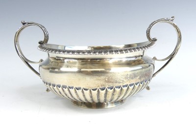 Lot 2068 - A George IV silver twin handled table bowl, of...