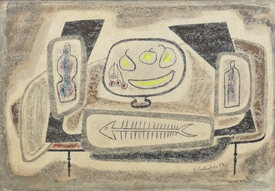 Lot 333 - Valerios Caloutsis (Greek 1927-2004) - Fish...