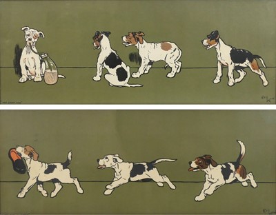Lot 238 - Cecil Aldin (1870-1935) - Hunt The Slipper,...