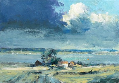 Lot 270 - Ian Houston (1934-2021) - A Suffolk River,...
