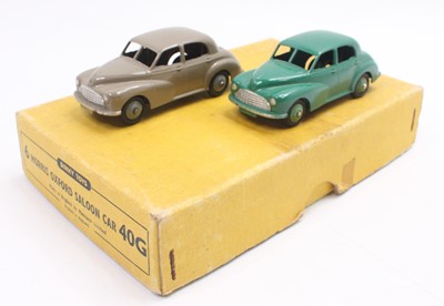 Lot 1069 - Dinky Toys No. 40G trade box of six Morris...