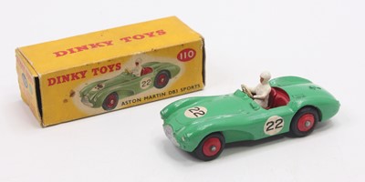 Lot 1012 - Dinky Toys No. 110 Aston Martin DB3 sports car...