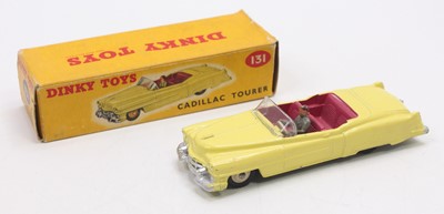 Lot 1019 - Dinky Toys, No.131 Cadillac Tourer, yellow...