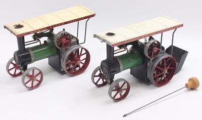 Lot 44 - Two Mamod TE1A traction engines, of the usual...