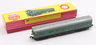 Lot 312 - Hornby Dublo 2 rail 2250 EMU, black end plate,...