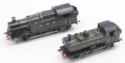 Lot 594 - Two 00 gauge kitbuilt locos to include a GWR...