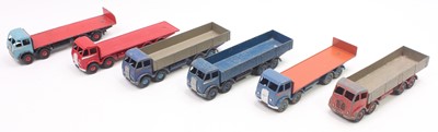 Lot 1202 - Dinky Toys group of 6 Loose and playworn Foden...