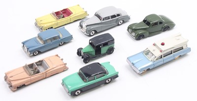 Lot 1204 - Dinky Toys group of 8 loose and playworn...