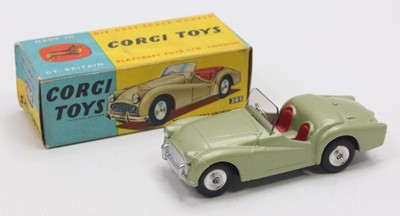 Lot 1222 - Corgi Toys No. 305 Triumph TR3 Sports Car,...