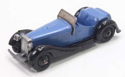 Lot 1135 - Dinky Toys, 36E Salmson Two Seater, blue body...