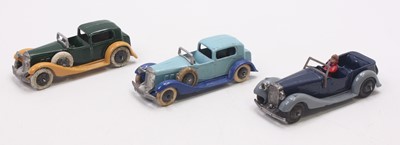 Lot 1113 - Dinky Toys Pre and Post War Repainted Group, 3...