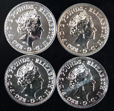 Lot 2073 - United Kingdom, 2018 Britannia 1oz Fine Silver...