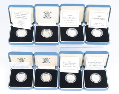 Lot 2075 - The Royal Mint, a consecutive run of eight...