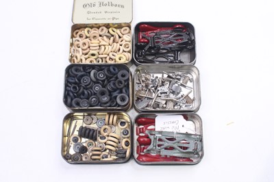 Lot 1195 - Collection of Dinky Toys spare tyres, body...