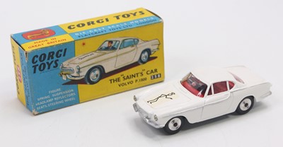 Lot 1236 - Corgi Toys No. 258 The Saint Volvo P1800 car...