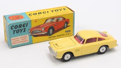 Lot 1238 - Corgi Toys No. 218 Aston Martin DB4, finished...
