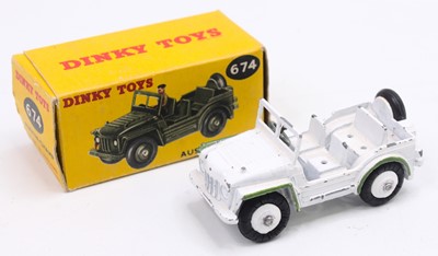 Lot 1045 - Dinky Toys No.674 Austin Champ 'UN' in green...
