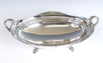 Lot 2079 - An Edwardian silver twin handled sweetmeat...
