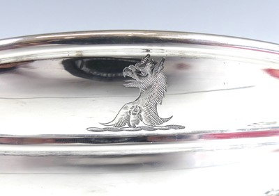 Lot 2079 - An Edwardian silver twin handled sweetmeat...