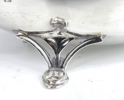 Lot 2079 - An Edwardian silver twin handled sweetmeat...