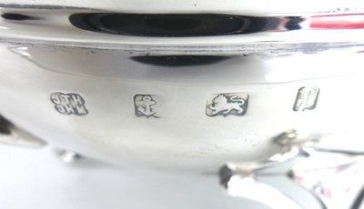 Lot 2079 - An Edwardian silver twin handled sweetmeat...