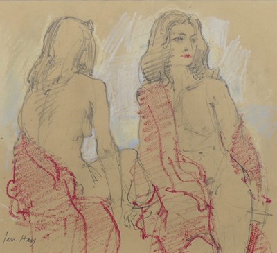 Lot 269 - Ian Hay ARCA (b.1940) - Françoise, pencil and...
