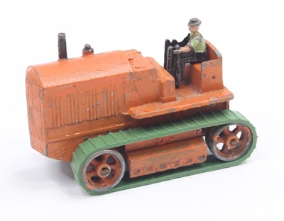 Lot 1731 - Matchbox Moko, Heavy Tractor, orange body with...