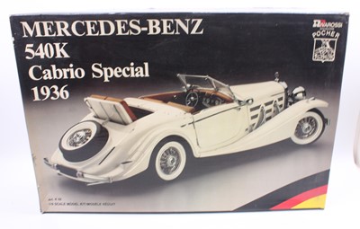 Lot 759 - Pocher No. K82 1/8th scale kit of a Mercedes...