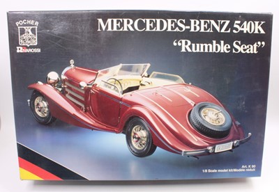 Lot 755 - Pocher No. K90 1/8th scale kit of a Mercedes...