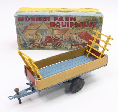 Lot 1821 - Cescent Toys, No.1810 Farm Box Trailer,...