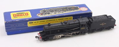 Lot 224 - Hornby Dublo 3 rail 3224 8F, in BR black, rare...