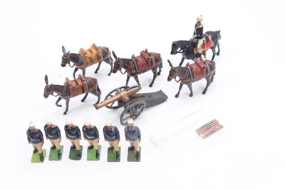 Lot 1937 - Britains set No. 28 Mountain Gun of the Royal...