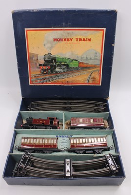 Lot 108 - Hornby 0 gauge Passenger train set, comprising...