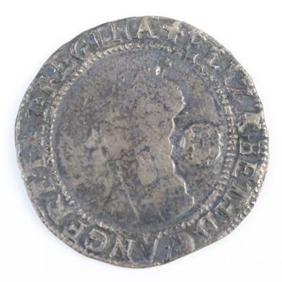 Lot 2096 - England, 1580 sixpence, Elizabeth I bust left...
