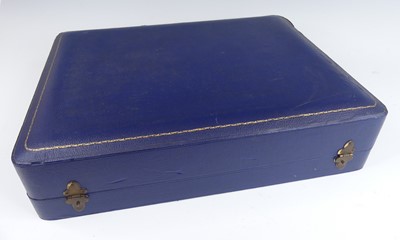Lot 2025 - A cased Royal Worcester porcelain six-place...