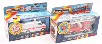 Lot 1526 - Matchbox Superkings K132 Fire Tender, together...